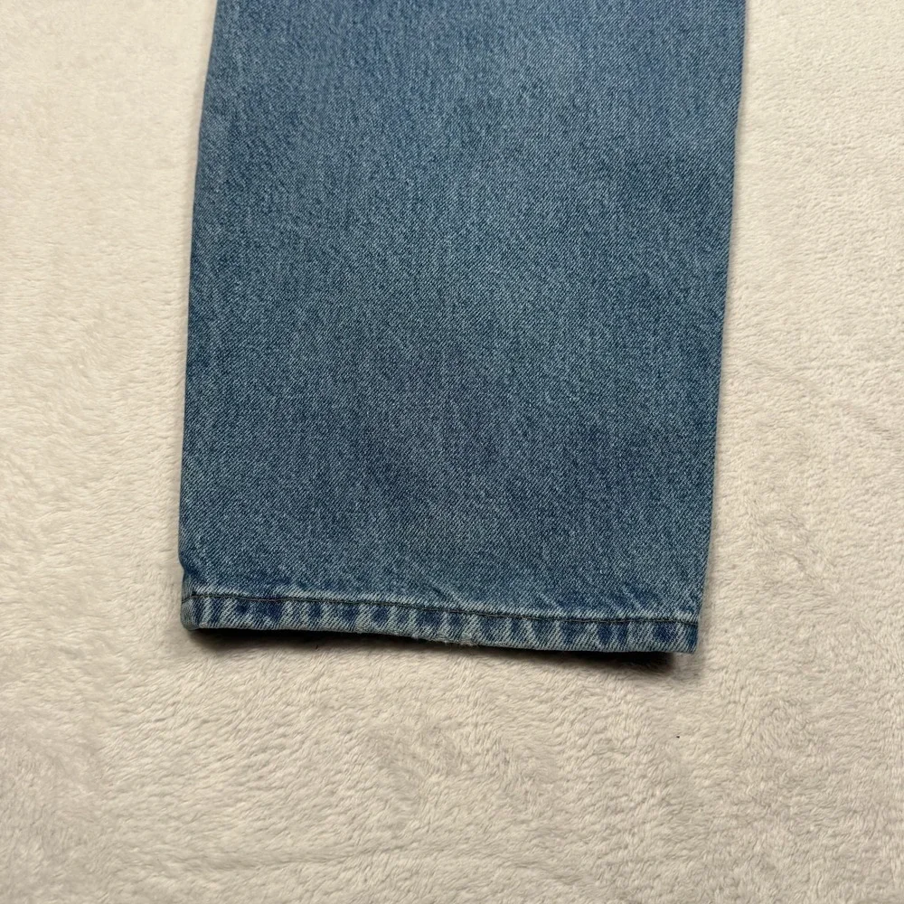 Carhartt Jeans Mens 44x30 Blue Stonewash B17 STW Relaxed Fit Straight Leg Denim‎